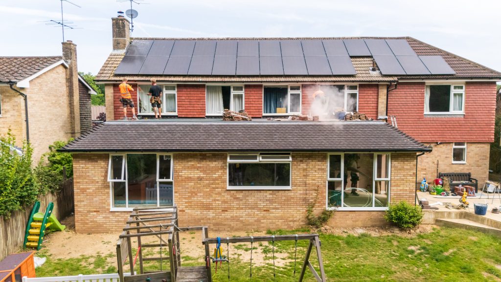 Rear single-storey extension